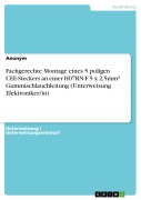 Cover-Bild zum Titel 'Fachgerechte Montage eines 5 poligen CEE-Steckers an einer H07RN-F 5 x 2,5mm² Gummischlauchleitung (Unterweisung Elektroniker/in)' von ''