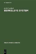 Cover-Bild zum Titel 'Berkeleys System' von 'Erich Cassirer'