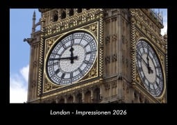 Cover-Bild zum Titel 'London - Impressionen 2026 Fotokalender DIN A3' von 'Tobias Becker'