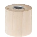 Holz Kerzenhalter rund, Ø 7,5 cm, H 7 cm, für Kerzen Ø 2,4 cm  - 