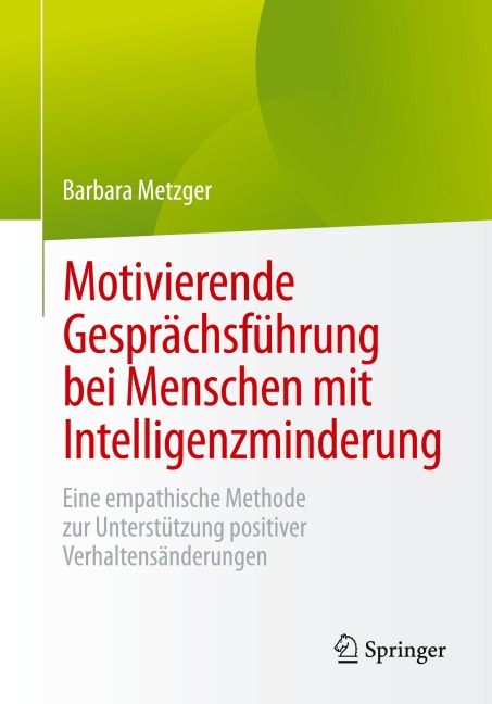 Motivierende Gesprächsführung bei Menschen mit Intelligenzminderung - Barbara Metzger