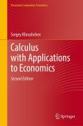 Cover-Bild zum Titel 'Calculus with Applications to Economics' von 'Sergey Khrushchev'