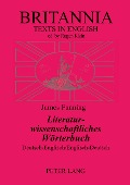 Cover-Bild zum Titel 'Literaturwissenschaftliches Wörterbuch' von 'James Fanning'