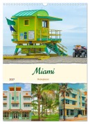Cover-Bild zum Titel 'Miami - Reiseplaner (Wandkalender 2027 DIN A3 hoch), CALVENDO Monatskalender' von 'Nina Schwarze'