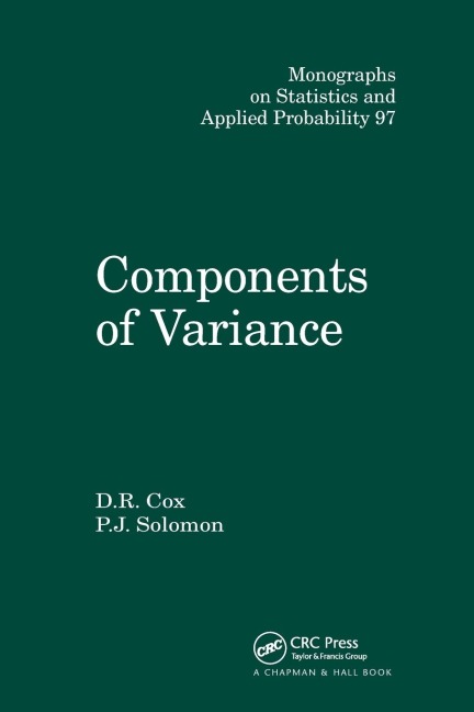 Components of Variance - D. R. Cox, P. J. Solomon