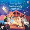 Cover-Bild zum Titel 'Mein leuchtendes Bilderbuch: Die Weihnachtsgeschichte' von 'Sam Taplin'