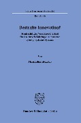 Bestrafte Innovation? - Maximilian Münster