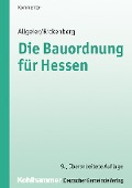 Cover-Bild zum Titel 'Die Bauordnung für Hessen' von 'Erich Allgeier'