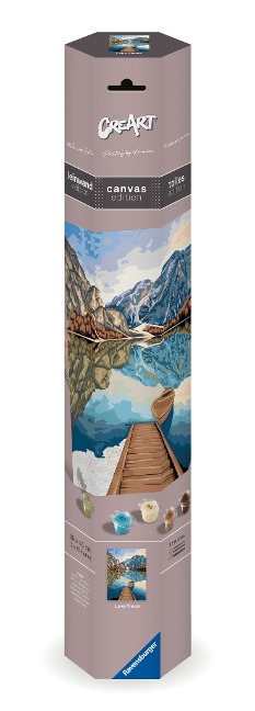 Ravensburger CreArt - Malen nach Zahlen 23909 - Seeblick - ab 12 Jahren - Malen auf Leinwand - 