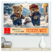 Teddys Welt - Bärenstark durchs Jahr (hochwertiger Premium Wandkalender 2026 DIN A2 quer), Kunstdruck in Hochglanz - Peter Roder