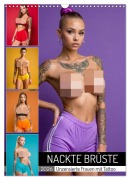 Cover-Bild zum Titel 'NACKTE BRÜSTE - Unzensierte Frauen mit Tattoo (Wandkalender 2026 DIN A3 hoch), CALVENDO Monatskalender' von 'Mb Fotografie'