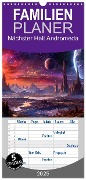 Familienplaner 2025 - Nächster Halt Andromeda mit 5 Spalten (Wandkalender, 21 x 45 cm) CALVENDO - Kerstin Waurick