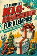 Cover-Bild zum Titel 'Der ultimative Klo-Adventskalender für Klempner' von 'Eva Krüger'