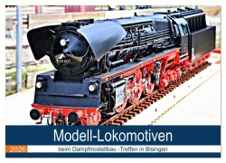Cover-Bild zum Titel 'Modell-Lokomotiven beim Dampfmodellbau - Treffen in Bisingen (Wandkalender 2026 DIN A2 quer), CALVENDO Monatskalender' von 'Günther Geiger'