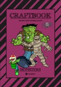 Cover-Bild zum Titel 'CRAFTBOOK - 100 MONSTER - LUSTIGE SPANNENDE GRUSELIGE VORLAGEN - MALEN - BASTELN - MONSTER - PARTY - SPIEL - RÄTSEL' von 'Gabriele André, Wolfgang André'