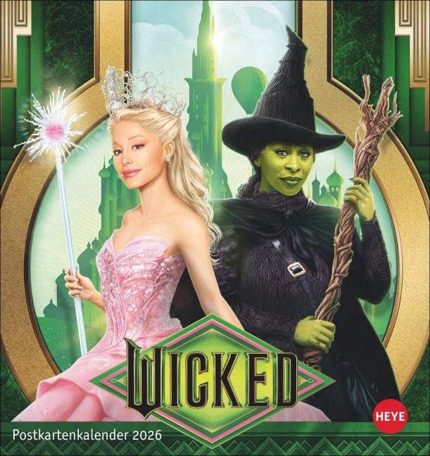 Wicked Postkartenkalender 2026 - 