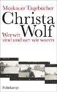 Cover-Bild zum Titel 'Moskauer Tagebücher' von 'Christa Wolf'