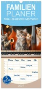 Cover-Bild zum Titel 'Familienplaner 2027 - Miau-sikalische Momente mit 5 Spalten (Wandkalender, 21 x 45 cm) CALVENDO' von 'Heidi Spiegler'