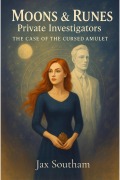 Cover-Bild zum Titel 'The Case of the Cursed Amulet (Moons & Runes Private Investigators, #3)' von 'Jax Southam'