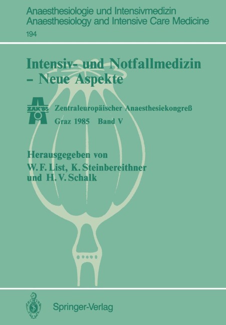 Intensiv- und Notfallmedizin - Neue Aspekte - 