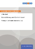Cover-Bild zum Titel 'Kontoführung oder Vertriebskanal' von 'J. Reichert'