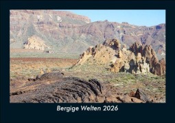 Cover-Bild zum Titel 'Bergige Welten 2026 Fotokalender DIN A5' von 'Tobias Becker'