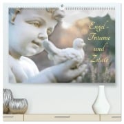 Engel - Träume und Zitate (hochwertiger Premium Wandkalender 2026 DIN A2 quer), Kunstdruck in Hochglanz - Tanja Riedel