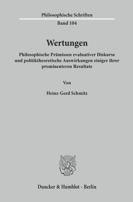 Wertungen - Heinz-Gerd Schmitz