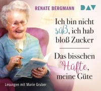 Cover-Bild zum Titel 'Ich bin nicht süß, ich hab bloß Zucker / Das bisschen Hüfte, meine Güte' von 'Renate Bergmann'