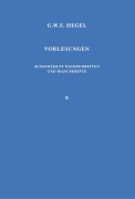 Cover-Bild zum Titel 'Vorlesungen. Ausgewählte Nachschriften und Manuskripte / Vorlesungen über die Geschichte der Philosophie' von 'Georg W F Hegel'