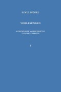 Cover-Bild zum Titel 'Vorlesungen. Ausgewählte Nachschriften und Manuskripte / Vorlesungen über die Geschichte der Philosophie' von 'Georg W F Hegel'