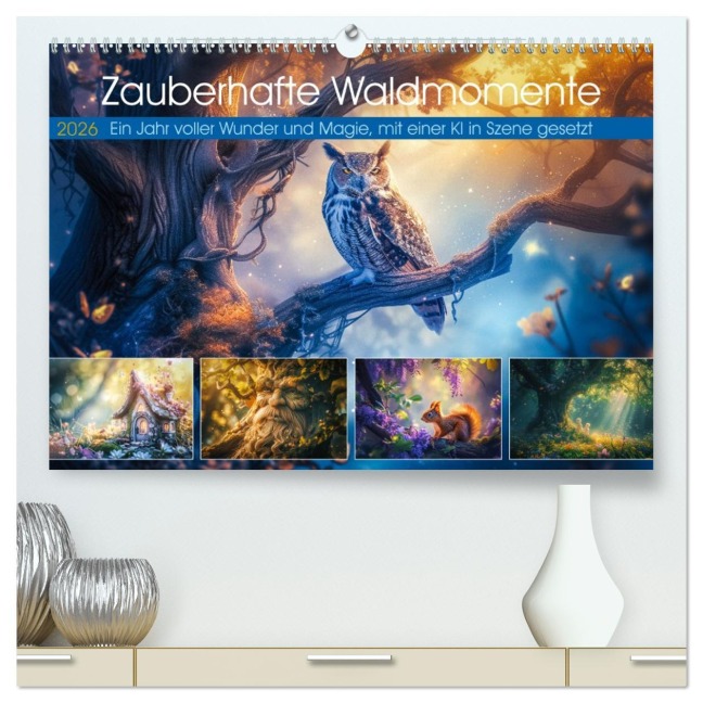 Zauberhafte Waldmomente (hochwertiger Premium Wandkalender 2026 DIN A2 quer), Kunstdruck in Hochglanz - Steffen Gierok-Latniak