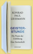 Cover-Bild zum Titel 'Geisterstunde' von 'Konrad Paul Liessmann'