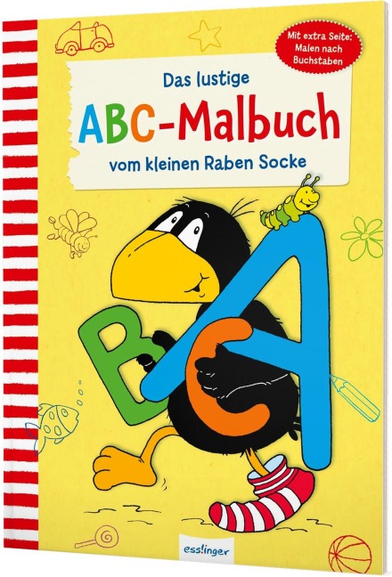 Der kleine Rabe Socke: Das lustige ABC-Malbuch vom kleinen Raben Socke - 
