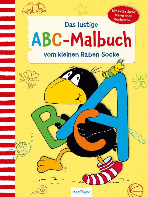 Der kleine Rabe Socke: Das lustige ABC-Malbuch vom kleinen Raben Socke - 