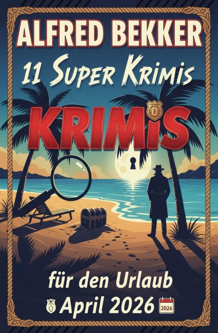 11 Super Krimis für den Urlaub April 2026 - Alfred Bekker