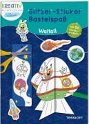 Glitzer-Sticker Bastelspaß. Weltall - 