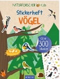 Cover-Bild zum Titel 'Naturforscher-Kids - Stickerheft Vögel' von ''