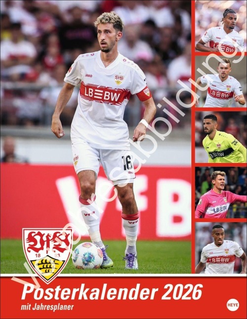 VfB Stuttgart Posterkalender 2027 - 