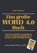 Cover-Bild zum Titel 'Das große WORD 4.0 Buch' von 'Ernst Tiemeyer'