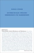 Cover-Bild zum Titel 'Entsprechungen zwischen Mikrokosmos und Makrokosmos' von 'Rudolf Steiner'