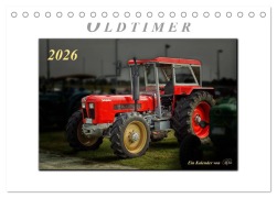 Oldtimer - Trecker Liebe (Tischkalender 2026 DIN A5 quer), CALVENDO Monatskalender - Peter Roder