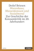Cover-Bild zum Titel 'Warenhaus, Massenkonsum und Sozialmoral' von 'Detlef Briesen'
