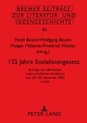 Cover-Bild zum Titel '125 Jahre Sozialistengesetz' von ''