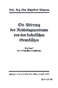 Die Abirrung des Reichstagszentrums von den katholischen Grundsätzen - Engelbert Tilmann, Engelbert Tillmann