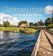 Cover-Bild zum Titel 'Schleswig-Holstein Postkartenkalender 2027 - Land zwischen den Meeren' von ''