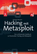 Cover-Bild zum Titel 'Hacking mit Metasploit' von 'Michael Messner'