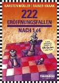 Cover-Bild zum Titel '222 Eröffnungsfallen nach 1.d4' von 'Rainer Knaak, Karsten Müller'