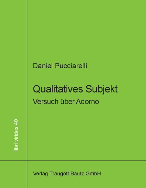 Qualitatives Subjekt - Daniel Pucciarelli