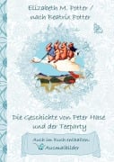 Cover-Bild zum Titel 'Die Geschichte von Peter Hase und der Teeparty (inklusive Ausmalbilder, deutsche Erstveröffentlichung! )' von 'Elizabeth M. Potter, Beatrix Potter'